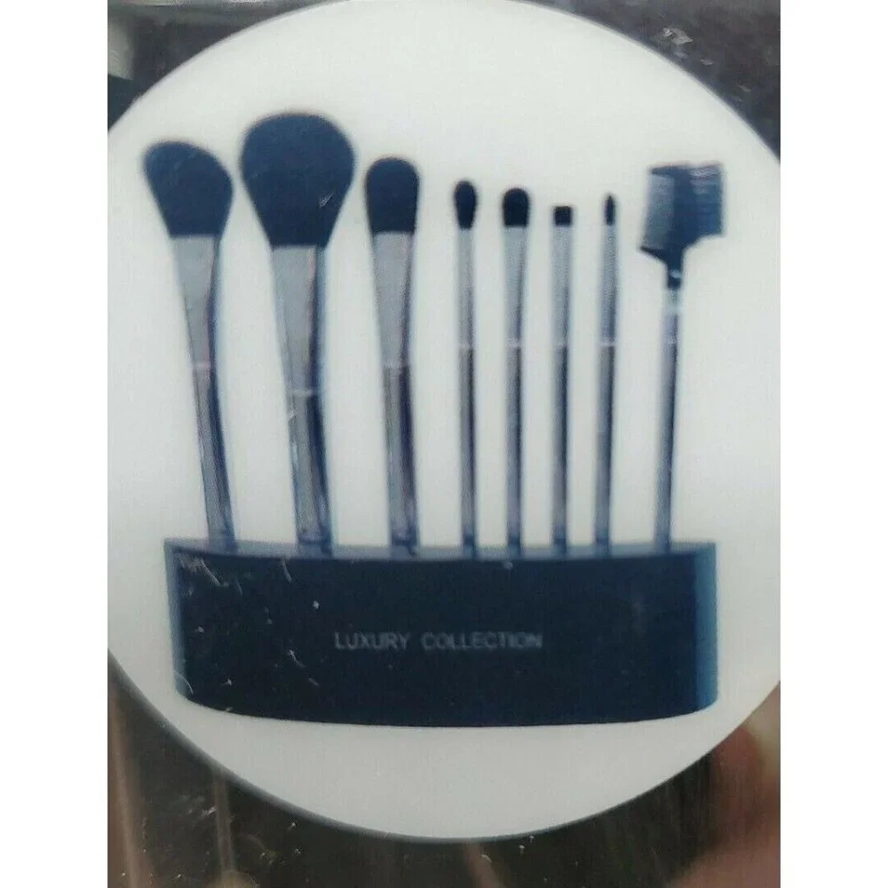9 Pcs LUXURY COLLECTION Makeup Brush Set Kit Cosmetic Stand GIFT SET BRAND NEW!